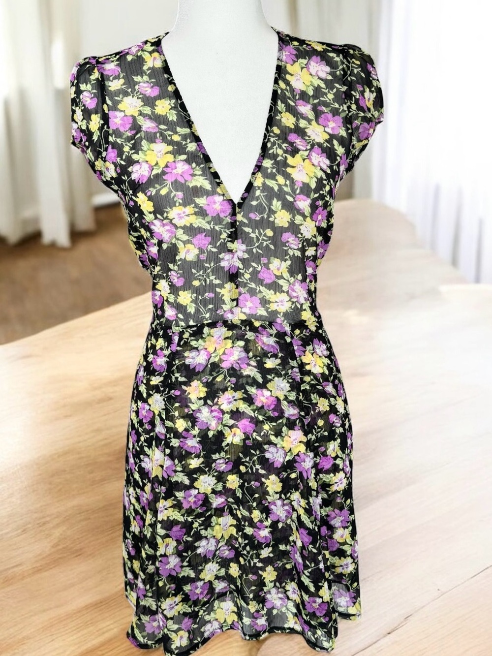 Reformation Floral Mini Dress